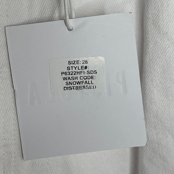 Pistola Cassie Super High Rise Straight in Snowfall Distressed NWT - Picture 7 of 14